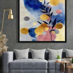 999Store Printed Multicolor Canvas Wall Art-1