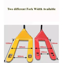 ELEQUIP Pallet Truck 3000 Kg Capacity 685 mm (27 inch) Fork Width For Internal Movement Operations, HPT-BF3.0/S image 2