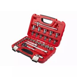RS PRO 34 Piece Socket Set 1/2 in Square Drive, 2242250-32