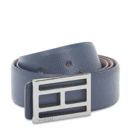 Tommy Hilfiger Tan & Navy Thisted Leather Reversible Belt-image-18