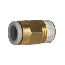 SMC Male Elbow Fitting 1/8 inch (3.1 mm) Connection Screw and 6 mm Tube Size, KQ2H06-01AS-26