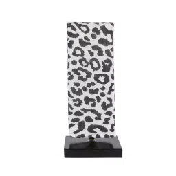 Tucasa TC-01 304.8 mm (12 Inch) Leopard Print Table Lamp with Metal Base image 2