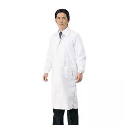 AS ONE Fluorine Coat White Coat 3L Size Polyester Conductive Yarn White, 1-7709-04-image-45
