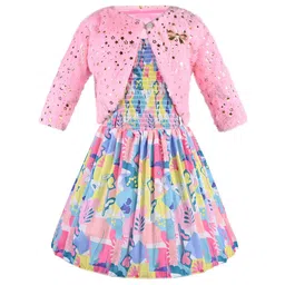 Wish Karo Print Satin A-Line Dress-picture-45
