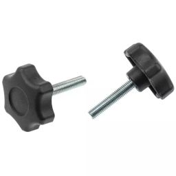 RS PRO Black Multiple Lobes Clamping Knob M8 Threaded Stud, 161183-image-87