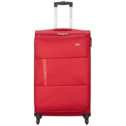 VIP Widget Red Solid Soft Large Trolley Bag - 46.5 cm-44