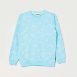 Fame Forever by Lifestyle Kids Blue Cotton Printed Full Sleeves Sweatshirt-picture-10