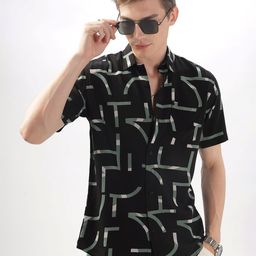 BS BLUE SQUAD Men Opaque Printed Casual Shirt-image-89