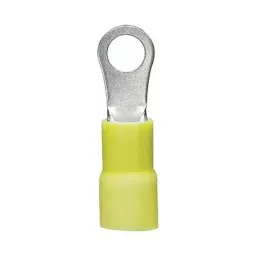 PANDUIT Ring Crimp Terminals TERMINAL, RING TONGUE, #8, 10AWG, YELLOW, PV10-8RX-D (Pack of 5)-image-3
