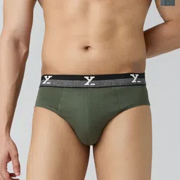 XYXX Pack Of 2 Mid Rise Basic Briefs XYBRF2PCKN796-18