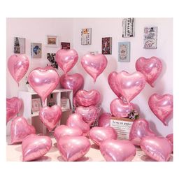 AMFIN Foil Balloons  Heart Shape Pink- Pack of 20-image-31