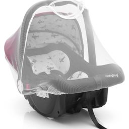Babyhug Amber Ace Car Seat Cum Carry Cot With Mosquito Net with 1 Year Warranty - Red-11