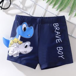Kookie Kids Swimming Trunks  With Dino Print - Navy-picture-26