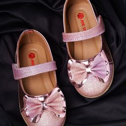 Minesole Shimmer & Bow EmbellishedBallerinas - Pink-image-85