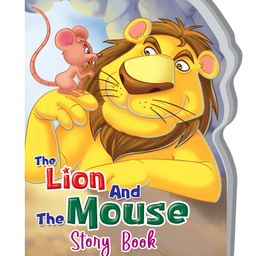 My Shaped Story Book: The Lion and the Mouse Board Book - English-28