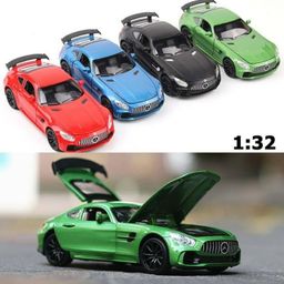 YAMAMA Mercedes AMG GT Sports Car Toys Alloy Metal Die-cast Friction Car With Openable Doors, Light And Realistic Music (Pack of 1 Color May Vary)-image-10