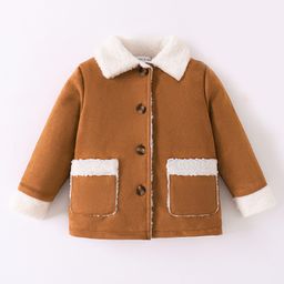 Mark & Mia Full Sleeves Solid Jacket With Pockets - Brown-picture-38