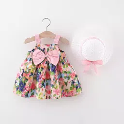 YK Floral Print Fit & Flare Dress-54
