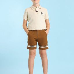 U.S. Polo Assn. Kids Boys Striped Technology Shorts-picture-7