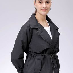 Freehand by The Indian Garage Co Women Single-Breasted Overcoat-picture-29