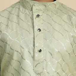 Pro-Ethic STYLE DEVELOPER Boys Embroidered Regular Kurta with Pyjamas image 2