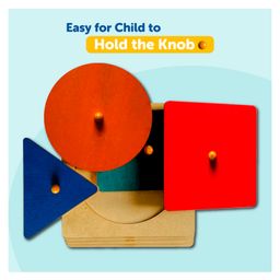 minileaves Mini Leaves Wooden Shape Matching Boards Set Multicolor- 4 Pieces image 5