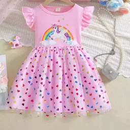 YK Print Fit & Flare Dress-picture-48