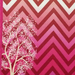 ROMEE Set of 6 Pink Geometric Printed Table Mats image 4