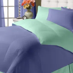 Bianca Carlson 250 TC Purple & Green Comforter - Set of 1-17