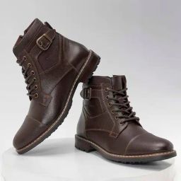 Red Tape Men Brown Derby Boots-picture-12