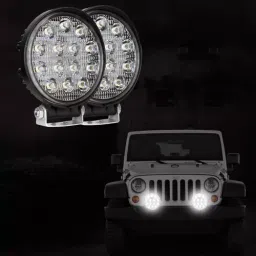 Cartronics 42W Complete Lighting System 14 LED Round Fog Lamp Light for Mahindra Centuro NXT image 5