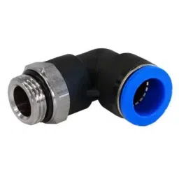 RS PRO Elbow Threaded Adaptor R 3/8 Male to Push In 10 mm Threaded-to-Tube, 1442618-image-2