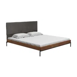 Godrej Interio Waltz Walnut Sheesham Wood Queen Bed-image-60