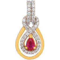 PC Jeweller Magdala 18k Gold Pendant without Chain for Women-image-34