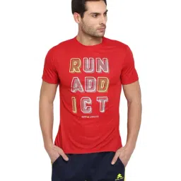 OFF LIMITS Red Short Sleeves Printed T-Shirt-image-65