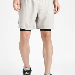 Reebok Light Grey Slim Fit Shorts-image-83