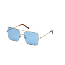Web Eyewear Blue Square Sunglasses for Women Designed in Italy-image-26