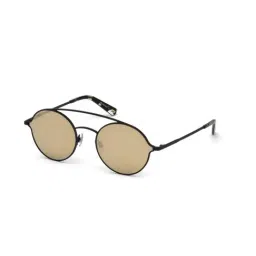 Web Eyewear Brown Pilot Sunglasses for Men Designed in Italy-image-60