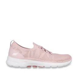 Skechers Women's GO WALK 6 - PRISTINE SUNSET Mauve Walking Shoes-image-23