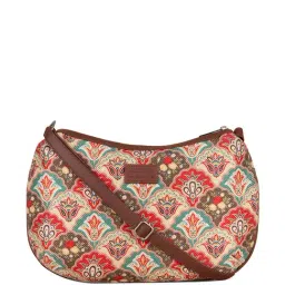 ZOUK Multicolor Printed Medium Sling Handbag-63