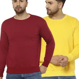 Vimal Jonney Multicolor Regular Fit Sweatshirt - Pack of 2-picture-33