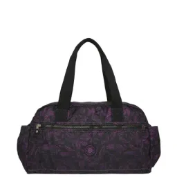 Baomi Black & Purple Printed Medium Shoulder Bag-image-23