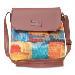 ZOUK Multicolor Printed Cross Body Bag-1