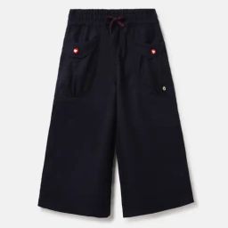 Elle Girls Blue Pure Cotton Trousers-picture-45