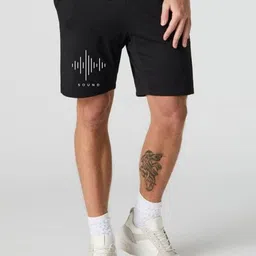 FABSTIEVE Men Printed Low-Rise Cotton Shorts-image-44