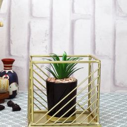 Tayhaa Multicolor Plastic Succulent Artificial Plant with Pot-28