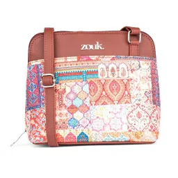 ZOUK Multicolor Printed Cross Body Bag image 2