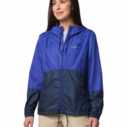 Columbia Womens Navy Blue Omni-Shield Flash Forward II Wind and Water Resistant-image-38