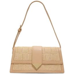 ALDO Medium Beige Textured Medium Shoulder Handbag-picture-16