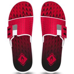 Under Armour Men's U Mercenary Red Slides-picture-3